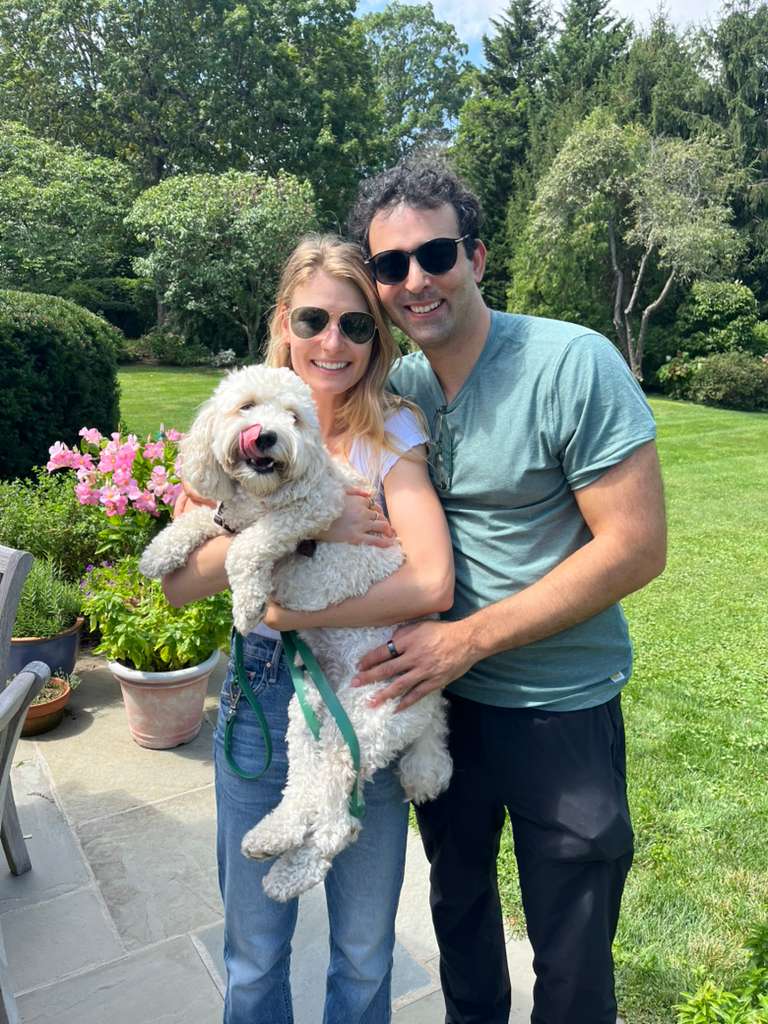 Eliza and Dan with Eddy